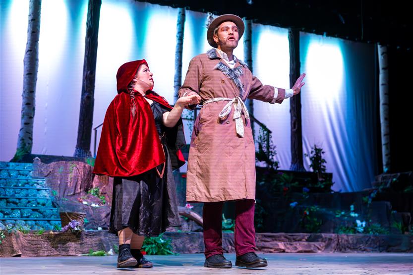 Students perform onstage